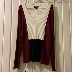 Liz Claiborne v-neck sweater X-large NWT
